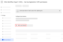 Add a permission in Microsoft Entra ID.