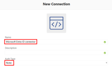 Create the Microsoft Entra ID connector in Okta Workflows