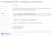Create a client secret in Microsoft Entra ID